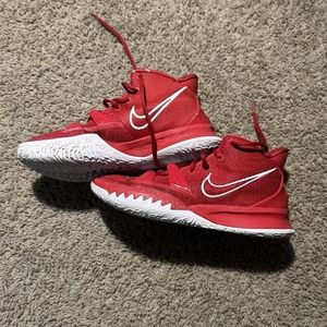 Size 10- Nike Kyrie 7 TB University Red (Authentic)
